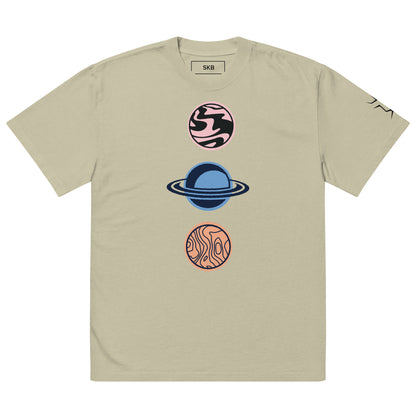 Oversized T-Shirt mit verwaschenem Look