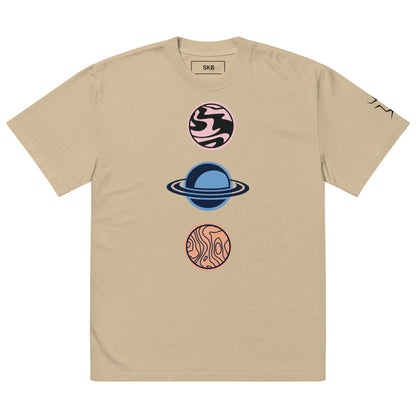 Oversized T-Shirt mit verwaschenem Look