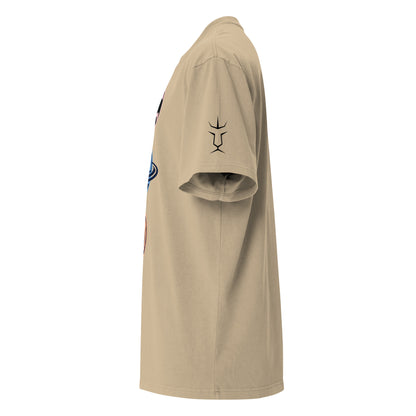 Oversized T-Shirt mit verwaschenem Look