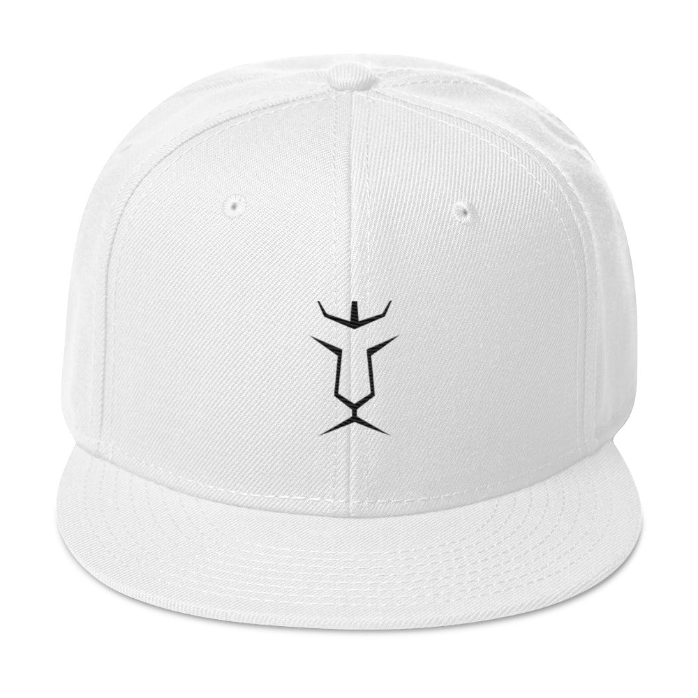 Die Snapback-Cap deiner Träume! Strukturiert und hochkarätig mit einem flachen Schirm welches leicht grau auf der Unterseite ist.