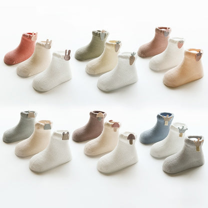 3 Pairs / lot Baby Socks