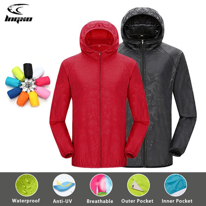 Unisex Wasserdichte Outdoor-Sport Jacke Männer Frauen Wandern