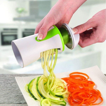 Tragbare Spiralizer Gemüse Slicer Handheld Spiralizer Schäler Edelstahl