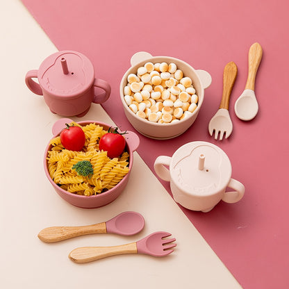 4Pcs/Set Silicone Baby