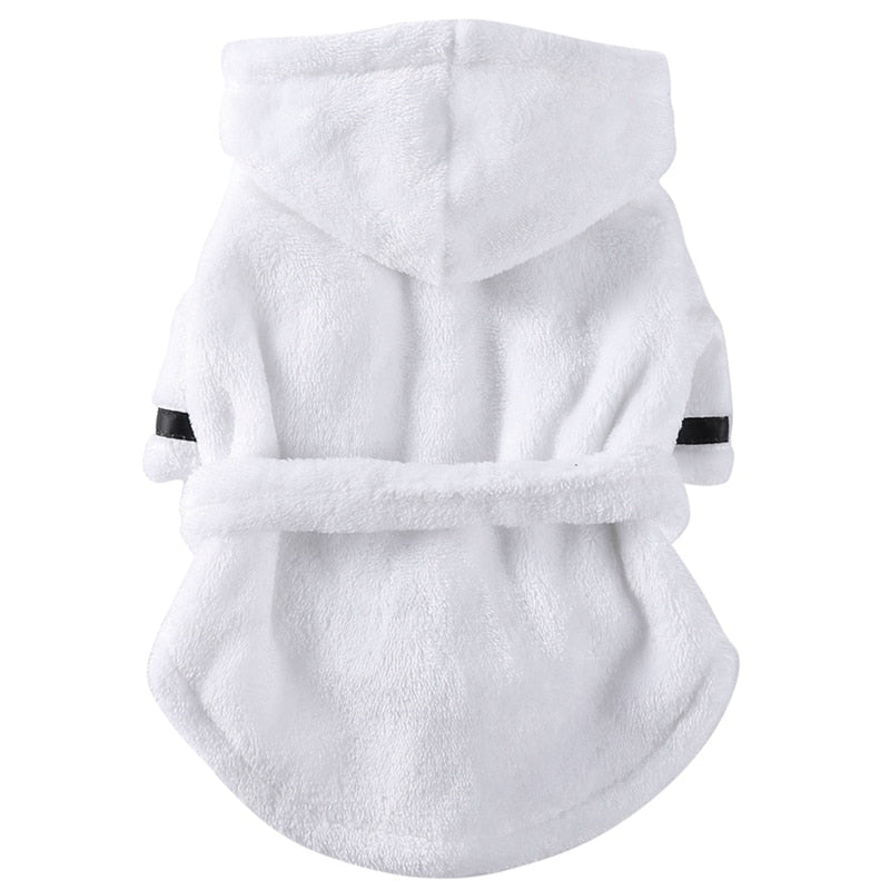 Pet Dog Bathrobe Dog Pajamas Sleeping Clothes Soft Pet Bath Drying Towel Clothes for Puppy Dogs Cats Pet Accessories