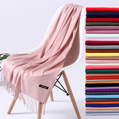 Schal Winter Hijabs Quasten Lange Dame