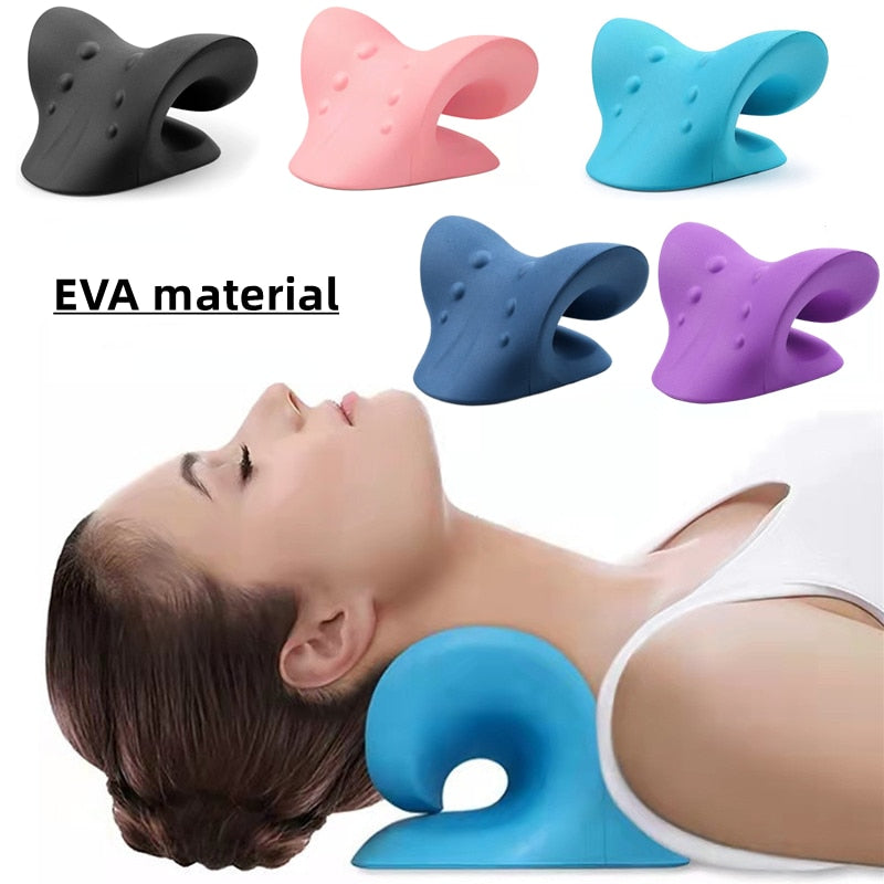 Neck Massage Kissen Hals Schulter Zervikale Chiropraktik Traktion Gerät Massage Kissen für Schmerzen Relief Körper Neck Massager